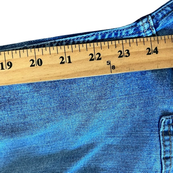 Abercrombie Kids High-Rise Wide Leg Denim Jeans Girls Size 9/10 Casual Active - Picture 13 of 14